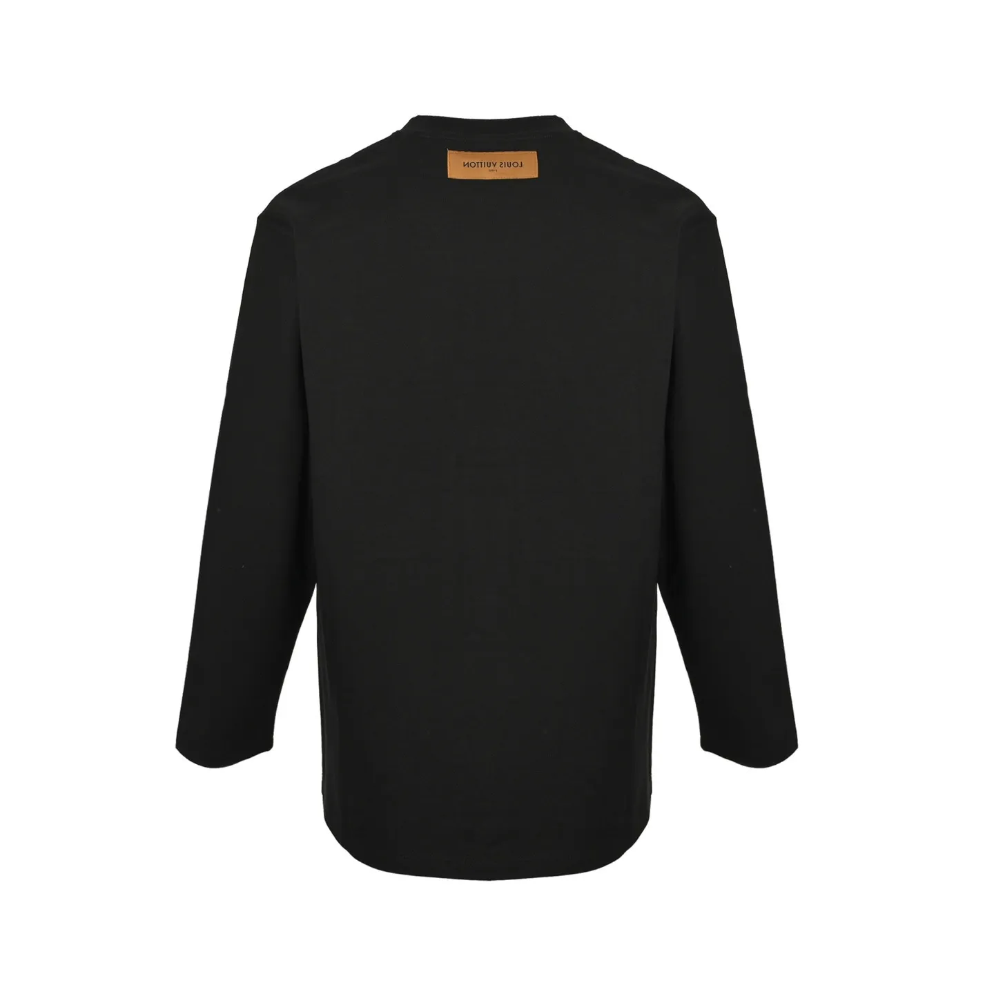 Louis Vuitton/Louis Vuitton 25Fw color gradient logo toothbrush sleeve long-sleeved T-shirt